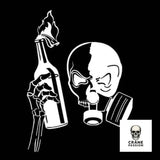 Sticker Cocktail Molotov - Crâne Passion