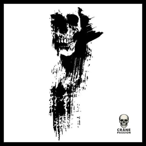 Sticker Crâne Art - Crâne Passion