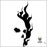 Sticker Crâne Flamme - Crâne Passion