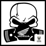 Sticker Crâne Masque à Gaz - Crâne Passion