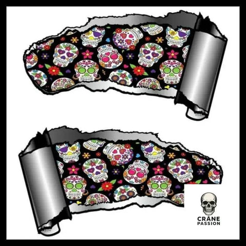 Sticker Crâne Mexicain Calavera - Crâne Passion