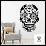 Sticker Crâne Mexicain Réaliste - Crâne Passion