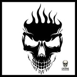 Sticker Crâne Noir et Blanc - Crâne Passion