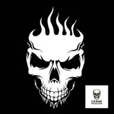 Sticker Crâne Noir et Blanc - Crâne Passion
