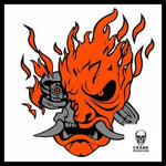 Sticker Crâne Robot - Crâne Passion