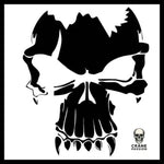 Sticker Crâne de Vampire - Crâne Passion