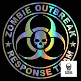 Sticker Danger Zone - Crâne Passion