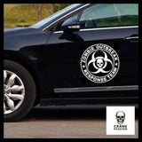 Sticker Danger Zone - Crâne Passion
