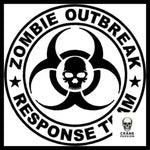 Sticker Danger Zone - Crâne Passion