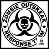Sticker Danger Zone - Crâne Passion