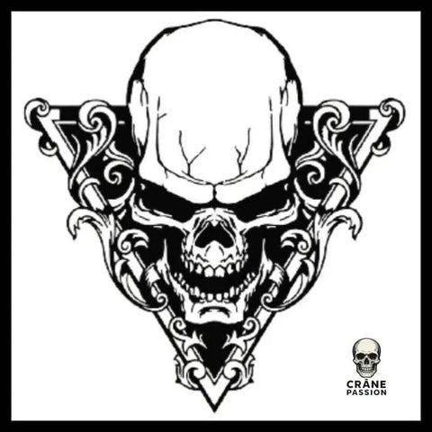 Sticker Démon - Crâne Passion