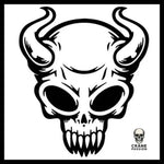 Sticker Diable Voiture - Crâne Passion