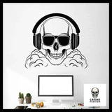 Sticker DJ - Crâne Passion