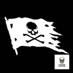 Sticker Drapeau Macabre - Crâne Passion