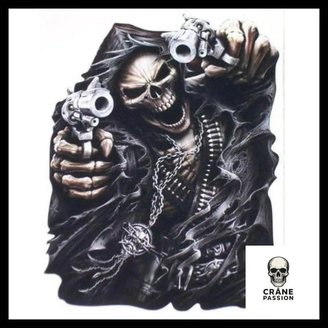 Sticker Faucheuse Mort - Crâne Passion