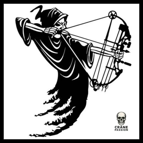 Sticker Faucheuse de la Mort - Crâne Passion