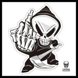 Sticker Faucheuse Skull - Crâne Passion