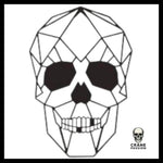 Sticker Géométrique - Crâne Passion