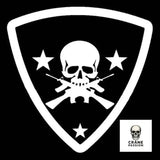 Sticker Gun - Crâne Passion
