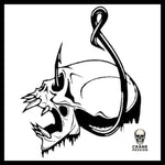 Sticker Hameçon - Crâne Passion