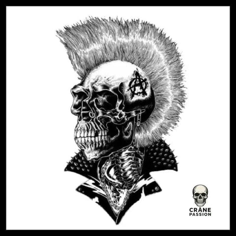 Sticker Hard Rock - Crâne Passion