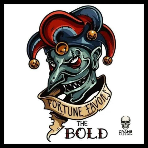 Sticker Joker Design - Crâne Passion
