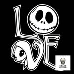 Sticker Love - Crâne Passion
