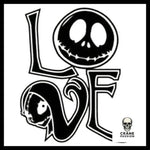 Sticker Love - Crâne Passion