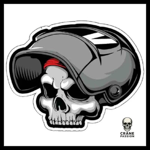Sticker Masque Soudure Tête de Mort - Crâne Passion