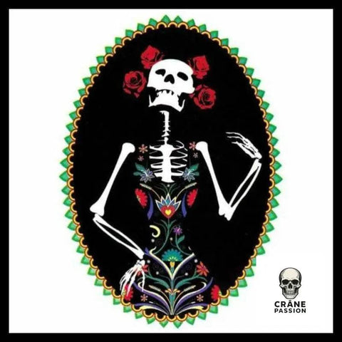 Sticker Miroir Macabre - Crâne Passion