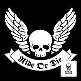 Sticker Moto - Crâne Passion