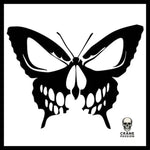 Sticker Papillon - Crâne Passion