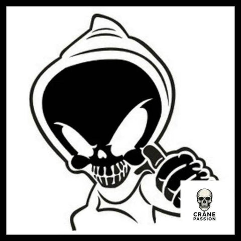 Sticker Petite Faucheuse - Crâne Passion