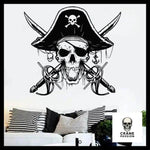 Sticker Pirate - Crâne Passion