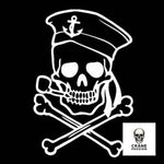 Sticker Pirate Tête de Mort - Crâne Passion