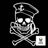 Sticker Pirate Tête de Mort - Crâne Passion