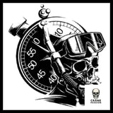 Sticker Plongée - Crâne Passion