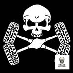 Sticker Pneu - Crâne Passion