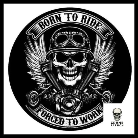 Sticker Ride Or Die - Crâne Passion