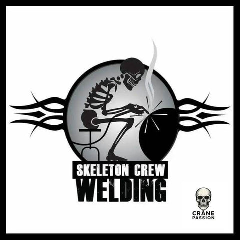 Sticker Skeleton - Crâne Passion