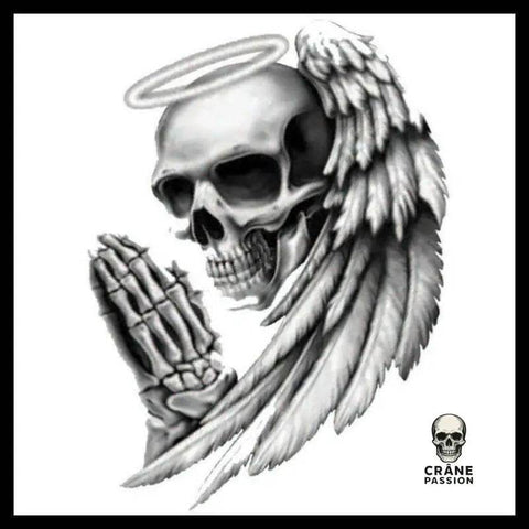 Sticker Skull Angel - Crâne Passion