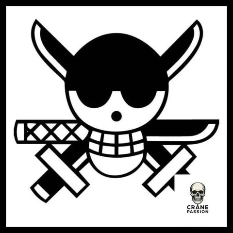 Sticker Skull Animé - Crâne Passion