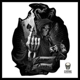 Sticker Skull Faucheuse - Crâne Passion