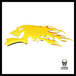 Sticker Skull Gold - Crâne Passion