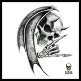 Sticker Skull Gothique - Crâne Passion