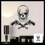 Sticker Skull Gun - Crâne Passion
