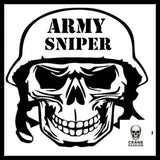 Sticker Sniper - Crâne Passion