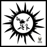 Sticker Soleil - Crâne Passion