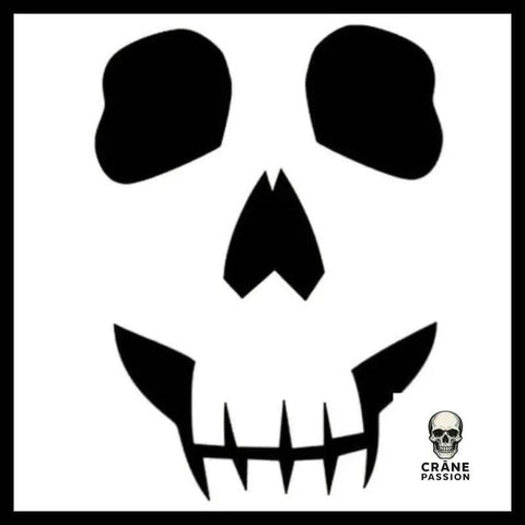 Sticker Sourire Sombre - Crâne Passion
