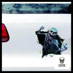 Sticker Squelette Gothique - Crâne Passion